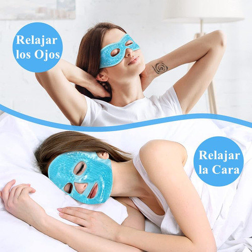 Máscaras De Hielo Para Ojos Y Cara, Mascarilla De Facial Y