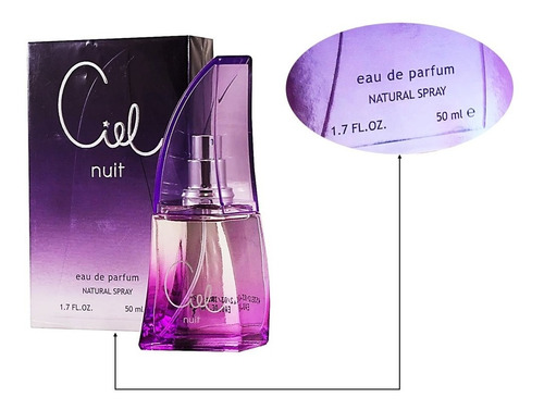 Perfume Ciel Nuit Eau De Parfum 50 Ml Original 