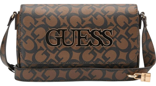Crossbody Guess Elegante 100% Original Brown Cocoa