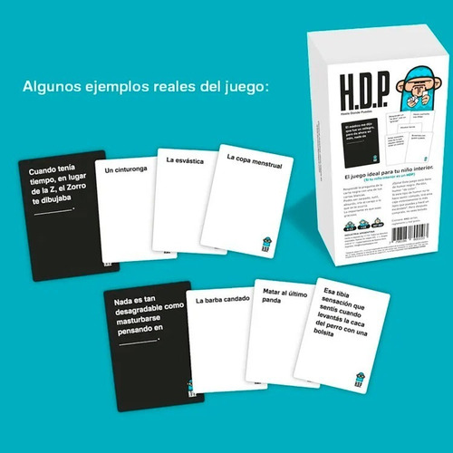 Juego de cartas H.D.P. Hasta donde puedas Buró