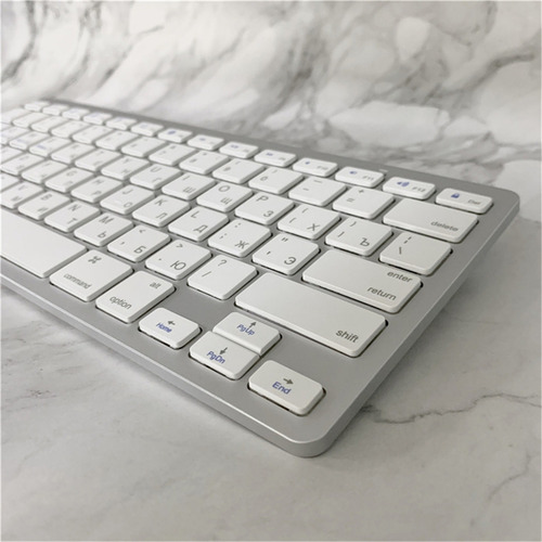 Teclado Ruso Inalámbrico Bluetooth De 78 Teclas For