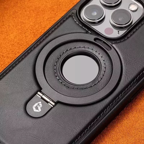Sa De Funda De Cuero Invisible Para iPhone Funda Cuero Magnética
