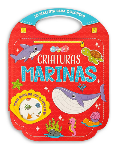 4 Libros Maletitas Infantil Para Colorear Con Stickers