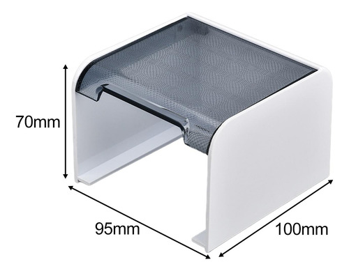 Caja De Enchufe De Pared De Protección De Interruptor Negro