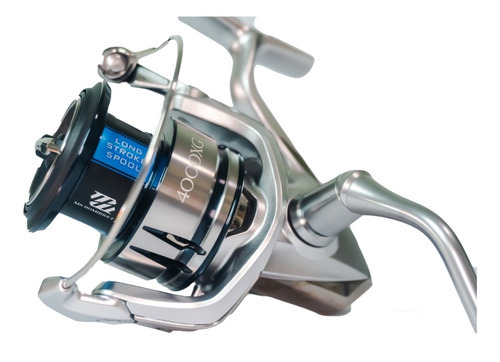 Shimano Stradic 4000 Xg, Color Plateado, Lado Derecho E Izquierdo Del Cigüeñal