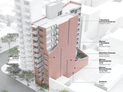Imagen 16 de 22 de Edificio De Diseño Con Loft, 1 Y 2 Dormitorios