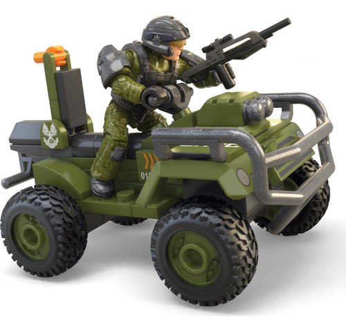 Mega Construx, Halo Mongoose Fleetcom Juguete Construcción 79 Mongoose Fleetcom (Usado)