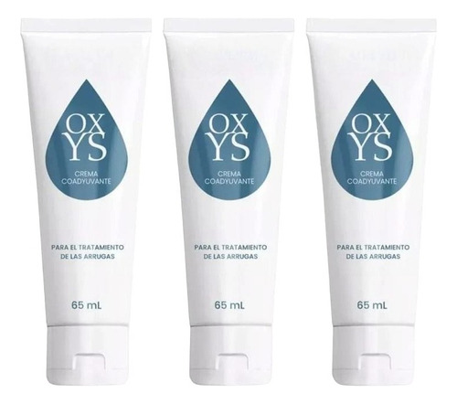 Crema antiarrugas oxys facial día noche para todo tipo de piel de 195mL x 3 unidades