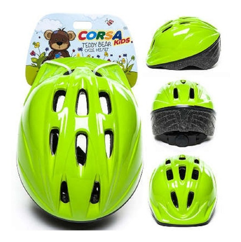 Capacete Ciclismo Infantil Pz-11 Corsa - Vde-tam. M (44100)