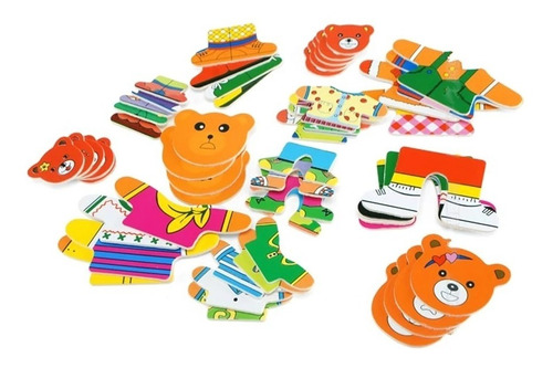 Puzzle Rompecabezas Encaje Niños/bebes De Madera