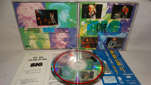 Mr. Big - Live! Raw Like Sushi (jpan Obi Atlantic Amcy-159)