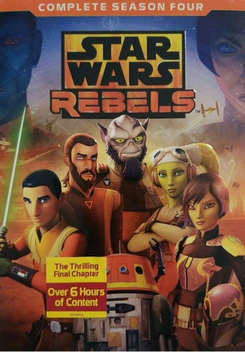 Star Wars Rebels Cuarta Temporada 4 Cuatro Dvd