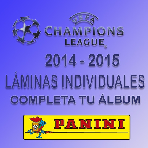 Laminas Sueltas Champions League 2014 - 2015 - Panini