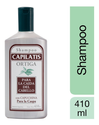 Shampoo Capilatis Ortiga Cabellos Con Caspa X 410 Ml