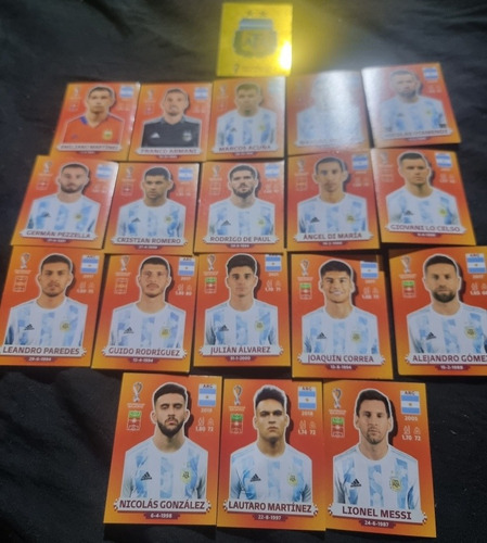 Figuritas Selección Argentina 