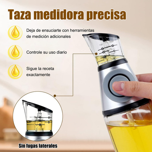 Juego De 2 Dispensadores Aceite Spray Vinagre Cepillo