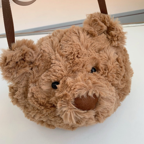 Bolso Bandolera Jellycat Barcelona Bear New Teddy, 18 X 16 C