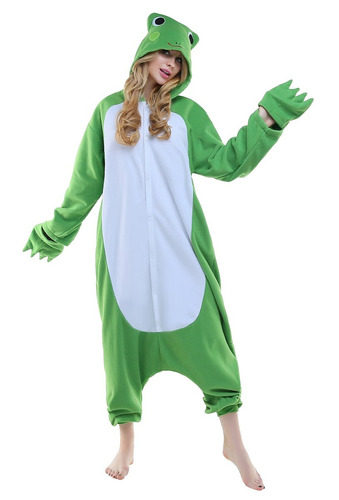 Canasour Unisex Adulto Anime Pijamas Rana Verde-disfraz De U
