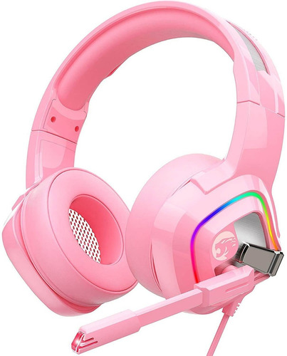 Auriculares Ziumer Z66 Para Ps4/pc/xbox Con Microfono (rosa)