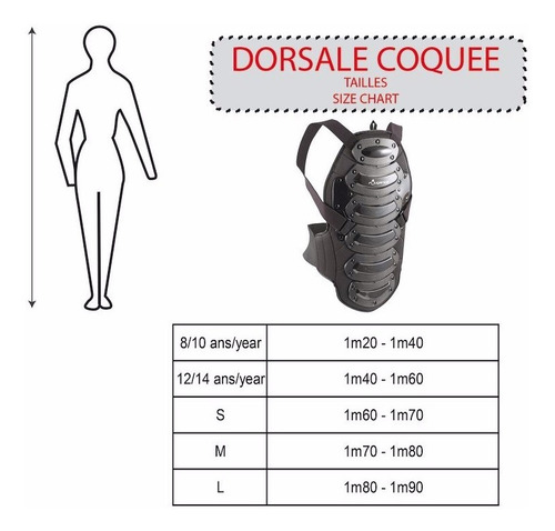 Imagen 9 de 9 de Protector Dorsal Para Equitación