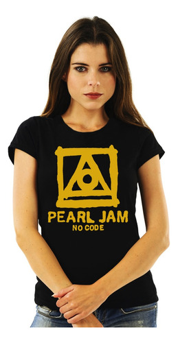 Polera Mujer Pearl Jam No Code Rock Impresión Directa