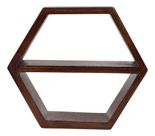 Repisa Flotante Hexagonal Mini Estante Organizador Deco