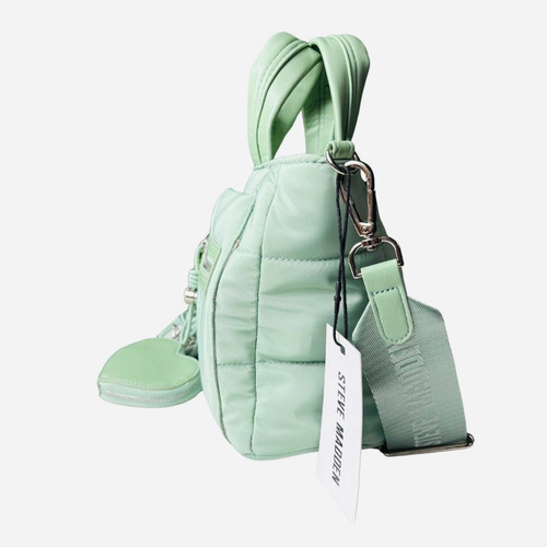Bolsa Steve Mandden Crossbody Agarradera Verde Original