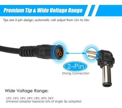 Adaptador De Corriente Alterna Universal Para Computadora Po