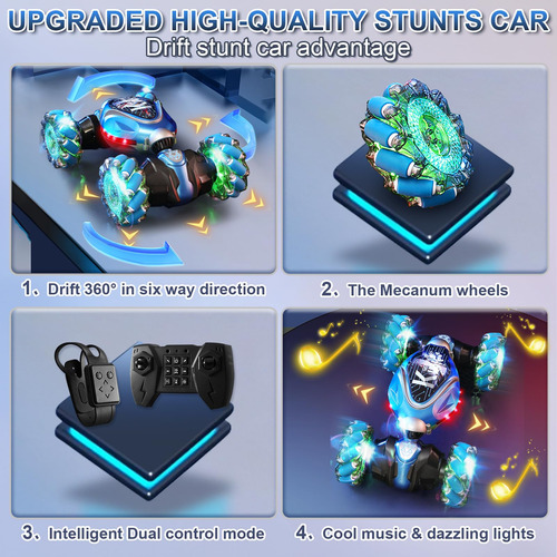 Control Remoto Rc Stunt Car Neubsaw 4wd Drift Para Niños De