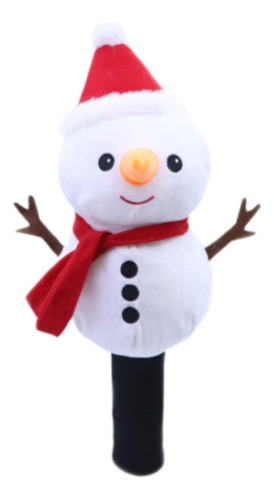 Funda De Madera Para Palos De Golf Con Muñeco De Nieve