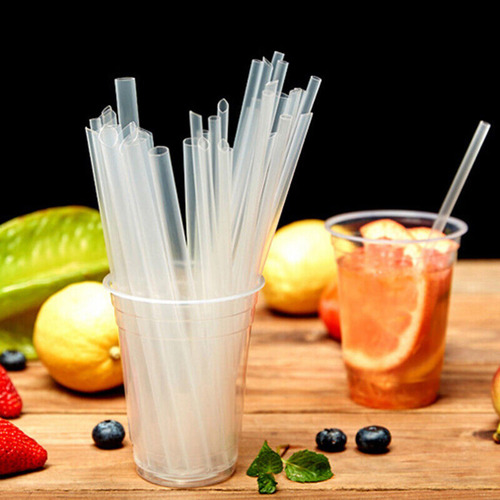 100x Pajitas De Jugo, Pajitas Desechables, Suministros Para