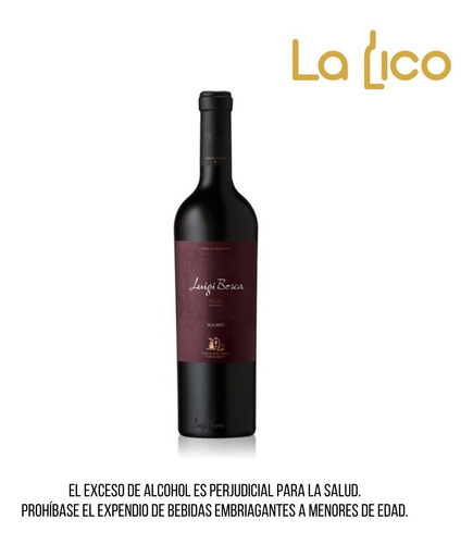 Vino Luigi Bosca Malbec 750ml - mL a $153