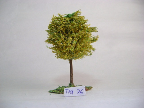 Nico Arbol De Copa Redonda Ocre De 9 Cms De Alto Ho (arv 63)