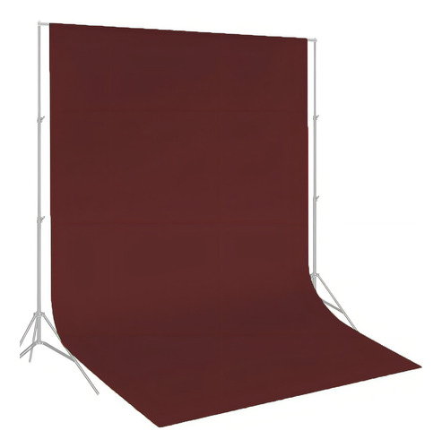 Tela Chroma Key Infinity Background Studio, 2 x 1,80 metros, color vino, diseño estampado liso