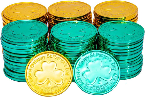 Monedas De La Suerte De San Patricio, Para Decoración Y Favo