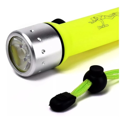 Linterna Lampara Acuatica Buceo Mano Sumergible Potente Led