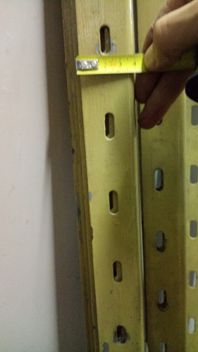 Parantes De Estanteria 2 Mts (chapa 18) Nuevos Plateado (Usado)