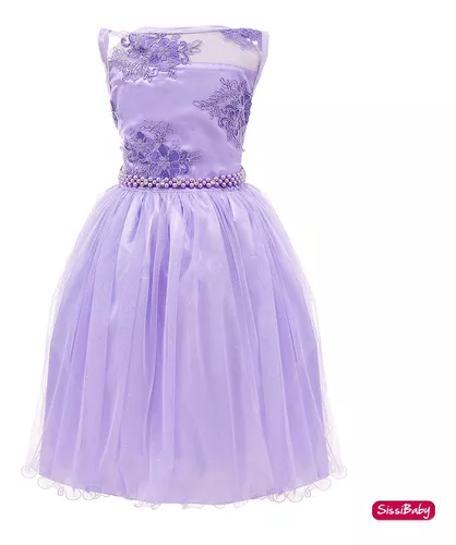 Vestido Infantil Lilás Rapunzel Princesa Sofia Aniversário Daminha  Formatura Casamento Luxo na Americanas Empresas
