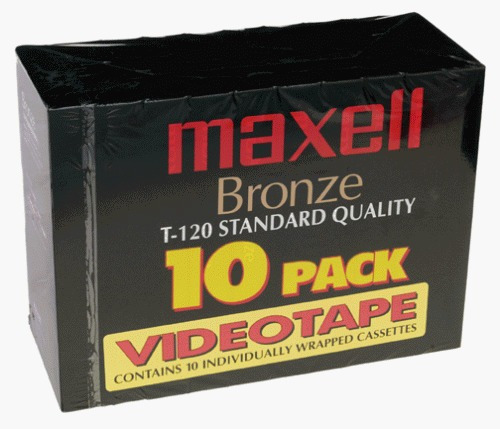 Maxell Bronce T-120 Vhs (10-pack).