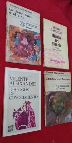 Vicente Aleixandre Poesía Destrucción O El Amor 4 Libros