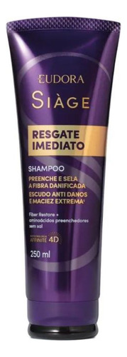 Shampoo Siàge Resgate Imediato 4d 250ml - Eudora