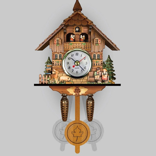 Reloj De Cuco, Reloj De Pared Antiguo, Artesanía, Reloj De