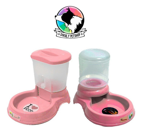 Kit Comedero Dosificador Y Bebedero Dosificador