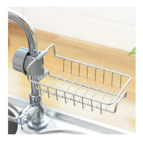 Imagen 2 de 8 de Organizador Cocina Soporte Esponja Multiuso
