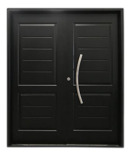 Puerta Doble Hoja Chapa Inyectada Exterior 160 Cm Mod 580