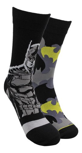 Calcetines Largos Algodón Pack 2 Dc Batman Top