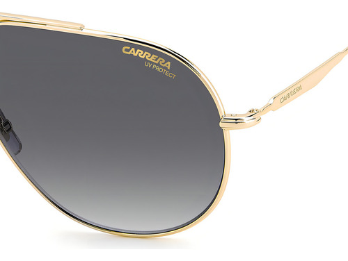 Lentes De Sol Carrera 274/s Para Hombre 204943j5g619o Color Gris Color de la lente Gris Obscuro Degragado Color de la varilla Dorado Color del armazón Gris Diseño Degradado