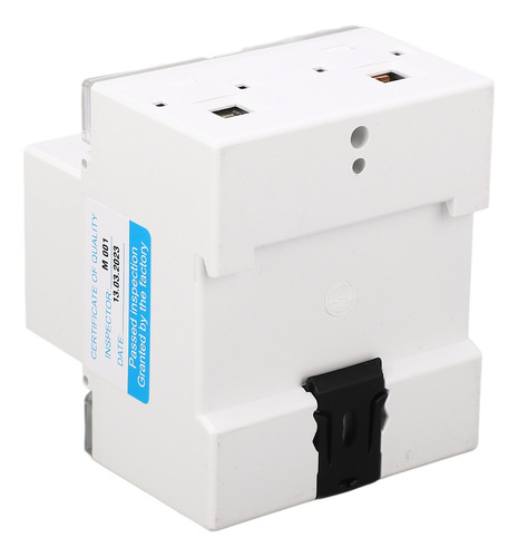 Medidor De Energía De Riel Din, Monofásico, 2 Hilos, 4p, Lcd