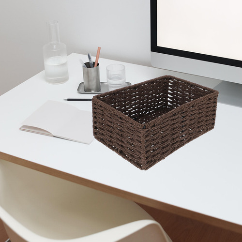 Organizing Basket, Caja De Almacenamiento De Escritorio Teji