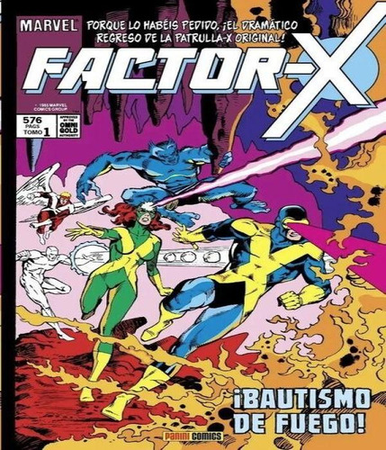 Factor-x, 1 (marvel Gold), De Aa.vv. Editorial Panini Comics En Español, 2025